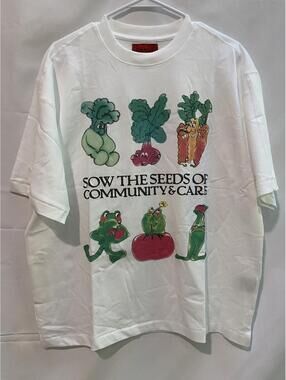 Community & Care T-Shirt (White) Size M